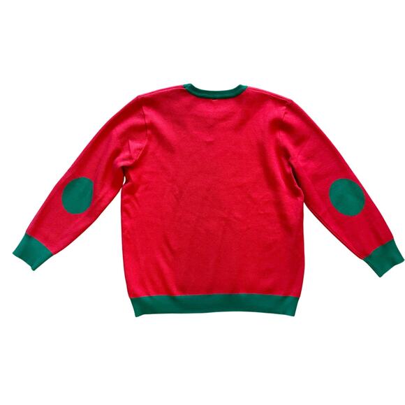 Holiday Reindeer Sweater Women's Sz 2XL XXL Red Green Christmas Ugly Party - Picture 7 of 9